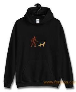 Bigfoot Walking German Shepherd Hoodie