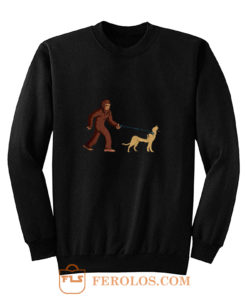 Bigfoot Walking German Shepherd Sweatshirt