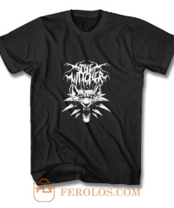 Black Metal Witcher T Shirt