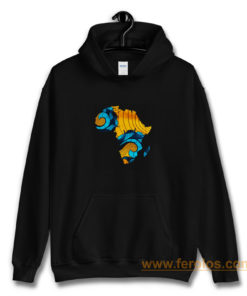 Black Pride Melanin Map Of Africa Hoodie