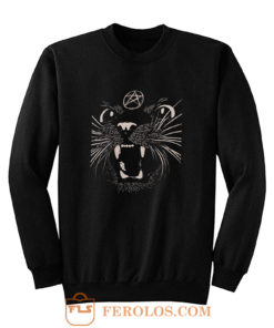 Black Sassy Cat Sweatshirt