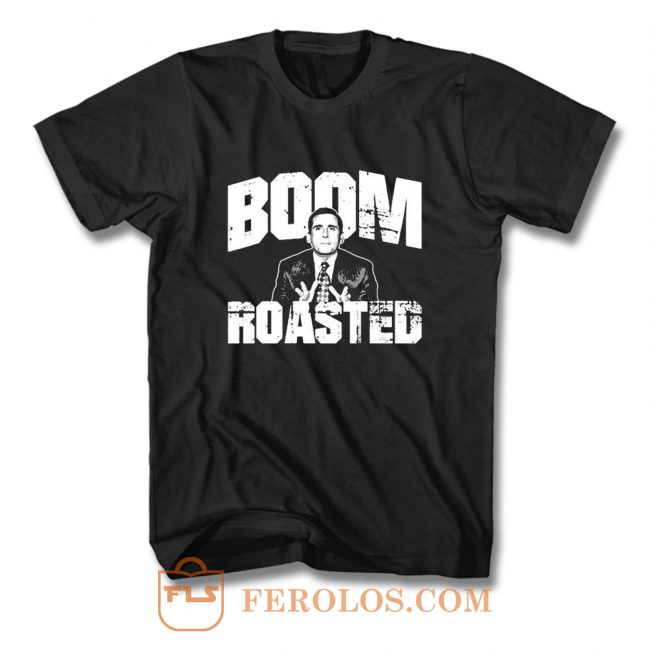 boom roasted t shirt