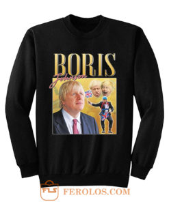 Boris Johnson Prime Minister Brexit Conservative Homage Sweatshirt