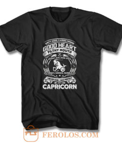 Capricorn Good Heart Filthy Mount T Shirt