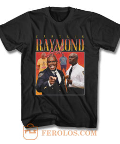 Captain Raymond Holt Homage Vintage TV Show T Shirt