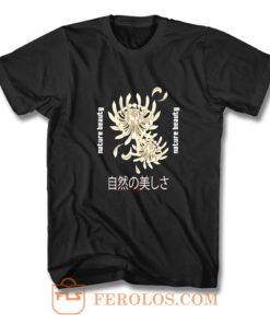 Chrysanthemum Japanese Art T Shirt