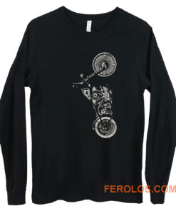 Cool Biker Motorbike Long Sleeve