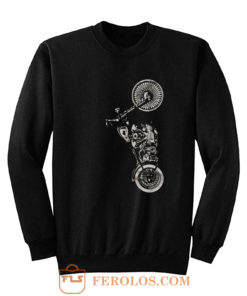 Cool Biker Motorbike Sweatshirt