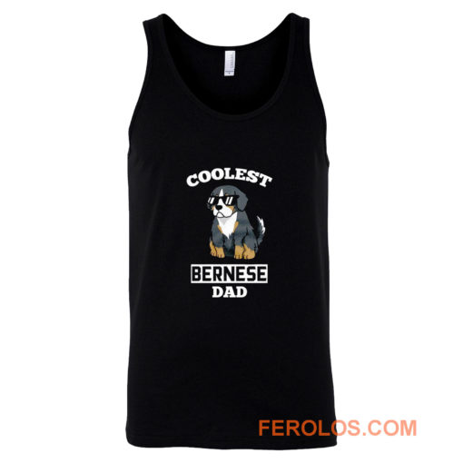 Coolest Bernese Mountain Dog Dad Tank Top