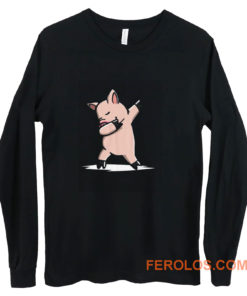 Dabbing Mini Pig Long Sleeve