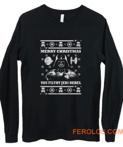 Darth Vader Merry Christmas You Filthy Jedi Rebel Long Sleeve