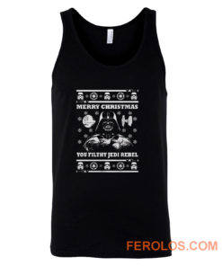Darth Vader Merry Christmas You Filthy Jedi Rebel Tank Top
