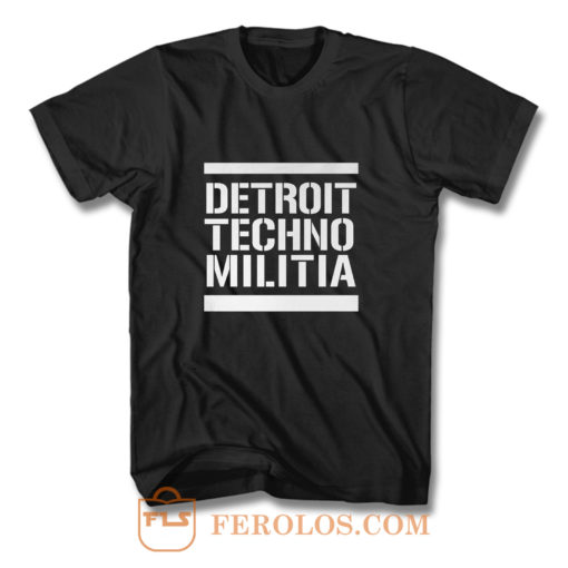 Detroit Techno Militia T Shirt