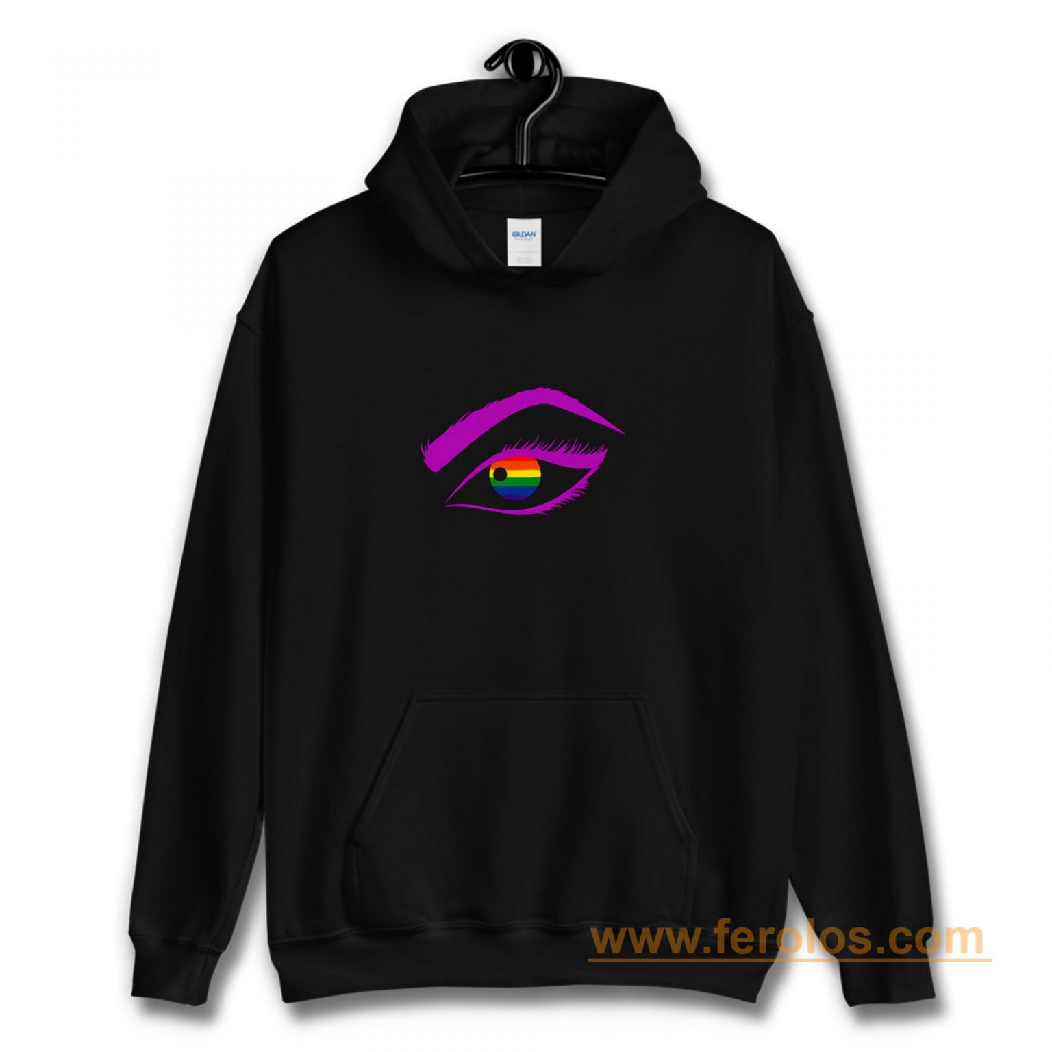 Eye Lgbt Lesbian Gay Bisexual Transgender Hoodie Ferolos