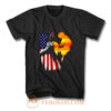 Father and son Usa Flag T Shirt