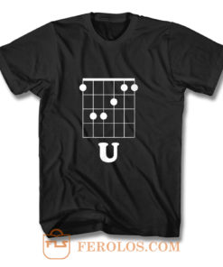 Funny Hidden Message Guitar T Shirt