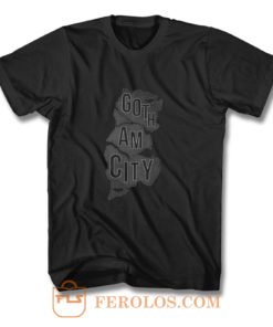 Gotham City Map T Shirt