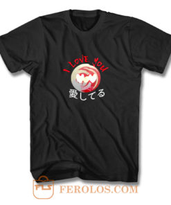 Japanese Anime Love T Shirt