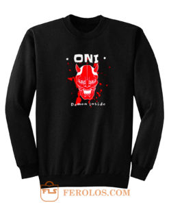 Japanese Demon Oni Yokai Sweatshirt