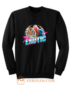 Joe Exotic Tiger King 80s USA Retro TV Show Sweatshirt