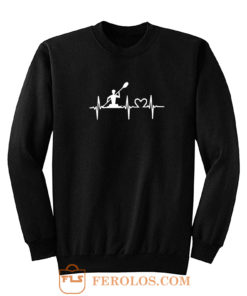 Kayaking Heartbeat Sweatshirt