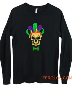 Mardi Gras Skull Party Carnival Festival Mask Long Sleeve