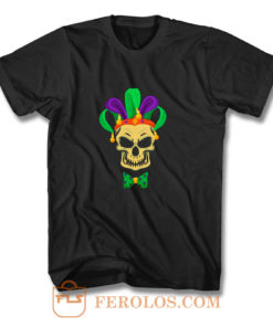 Mardi Gras Skull Party Carnival Festival Mask T Shirt