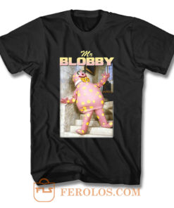 Mr Blobby Retro Homage T Shirt