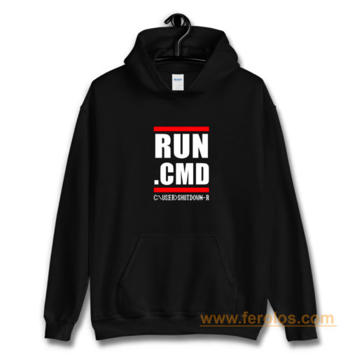 RUN CMD Computer Programmer Hoodie