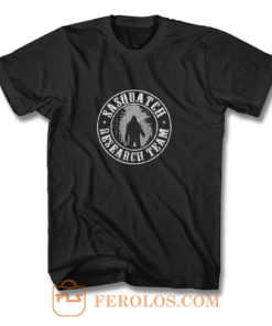 Sasquatch Research Team T Shirt