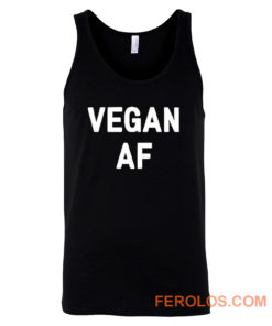 Vegan AF Slogan Tank Top