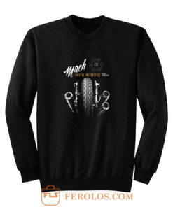 Vintage Motorcycle Black Mach 4 Sweatshirt