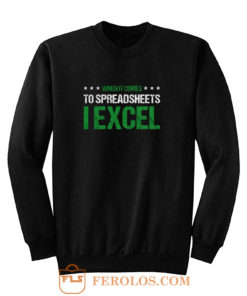 When It Comes To Spreadsheets I Excel Sweatshirt