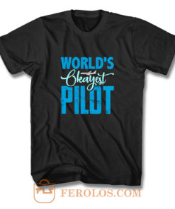 Worlds Okayest Pilot T Shirt