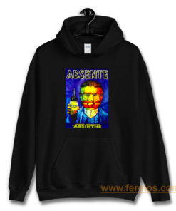 Absente Vintage Absinthe Liquor Advertisement with Van Gogh Hoodie