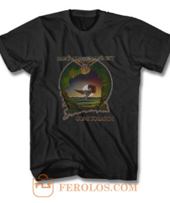 BARCLAY JAMES HARVEST GONE TO EARTH 1977 BLACK T Shirt