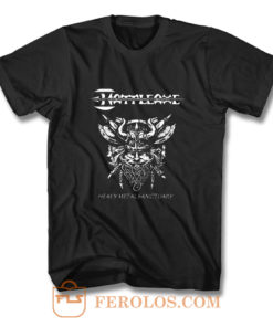 BATTLEAXE Heavy Metal Sanctuary T Shirt