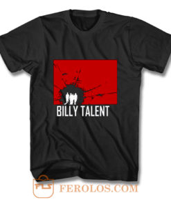 BILLY TALENT Red Square Punk Rock Band T Shirt