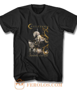 CASTLEVANIA Symphony of the Night Alucard T Shirt