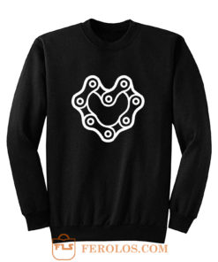 Chain Heart Motorcycle Sweatshirt