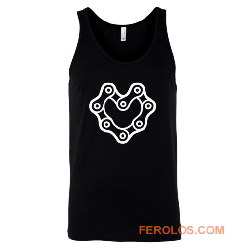 Chain Heart Motorcycle Tank Top