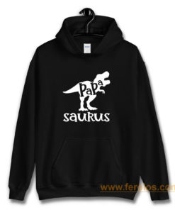 Dads Papasaurus Dinosaur Birthday Hoodie