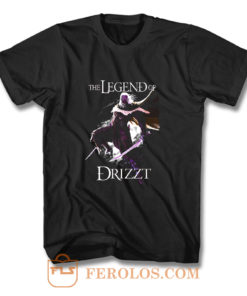 Drizzt DoUrden The Crystal Shard Forgotten Realms Salvatore T Shirt