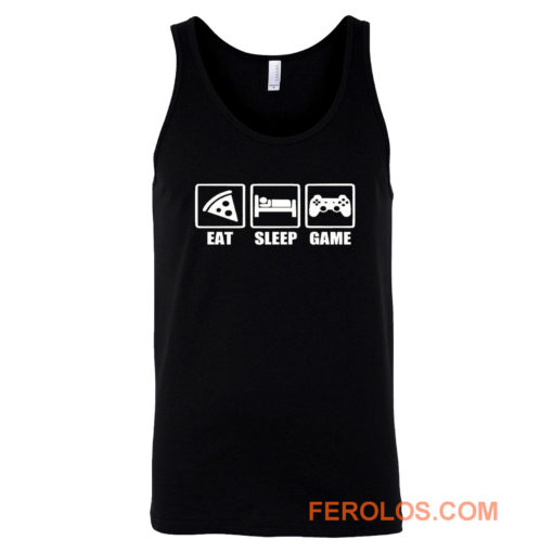 Eat Sleep Game Gaming Lovers Day Tank Top