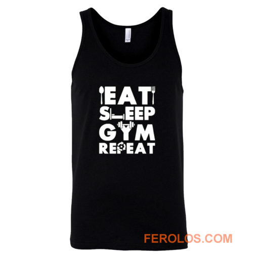 Eat Sleep Gym Repeat Tank Top