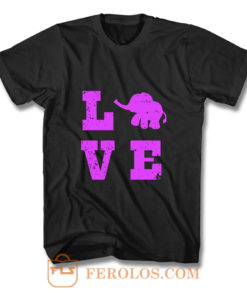 Elephants Love Elephant Lover T Shirt