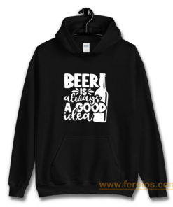 Fathers Day Gift Birthday Gift For Dad Beer Is Always A Good Idea Dad Birthday Ringer Hoodie