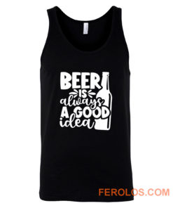 Fathers Day Gift Birthday Gift For Dad Beer Is Always A Good Idea Dad Birthday Ringer Tank Top