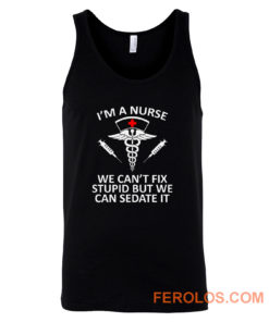 Funny Nurse Shirt Registered Nurse RN Gift Nursing Tank Top