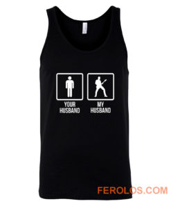 Funny Wife Guitarist Musician Band Shirt Rock Band Tank Top